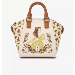 Loungefly Belle Floral Mini Satchel Crossbody